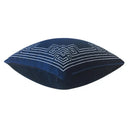 DecorBites™ Blue Geometry Embroidery Cushion Cover Dutch Velvet Pillowcase Shell Gift