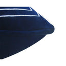 DecorBites™ Blue Geometry Embroidery Cushion Cover Dutch Velvet Pillowcase Shell Gift