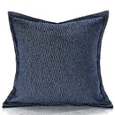 DecorBites™ Blue Geometry Jacquard Pillow Cover 45x45cm Sofa Decoration