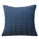 DecorBites™ Blue Geometry Jacquard Pillow Cover 45x45cm Sofa Decoration