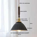 DecorBites™ Blue Glass LED Pendant Lamp for Dining Living Room Bedroom