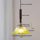 DecorBites™ Blue Glass LED Pendant Lamp for Dining Living Room Bedroom