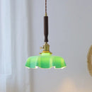 DecorBites™ Blue Glass LED Pendant Lamp for Dining Living Room Bedroom