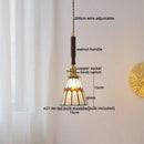 DecorBites™ Blue Glass LED Pendant Lamp for Dining Living Room Bedroom