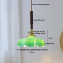 DecorBites™ Blue Glass LED Pendant Lamp for Dining Living Room Bedroom