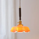 DecorBites™ Blue Glass LED Pendant Lamp for Dining Living Room Bedroom