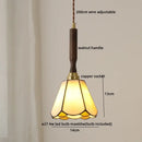 DecorBites™ Blue Glass LED Pendant Lamp for Dining Living Room Bedroom