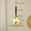 DecorBites™ Blue Glass LED Pendant Lamp for Dining Living Room Bedroom