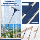 Blue glass wiper and screen brush window cleaner for living room