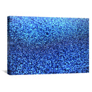 Blue Glitter Canvas