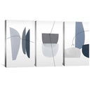 Blue Gray Abstract Canvas