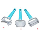Gray Plastic Dough Cutter Set