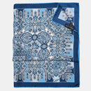 Messina - Silk Neckerchief - Azure