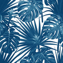 Blue Palm Leaves Wallpaper