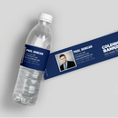Blue Photo Coldwell Banker Water Bottle Labels