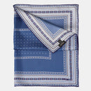 Verona - Silk Neckerchief - Blue