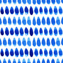 Blue Raindrops Wallpaper