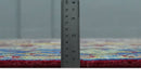 Blue, Maroon and Gold Hand Knotted Antique 9x12 Traditional Wool Rug