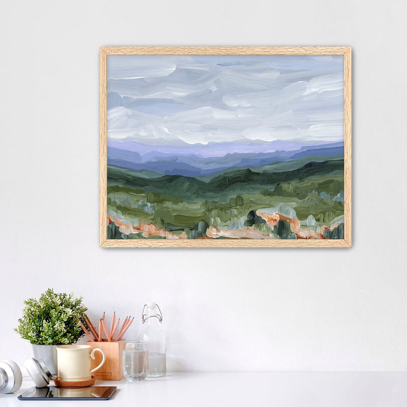 "Blue Ridge" Art Print