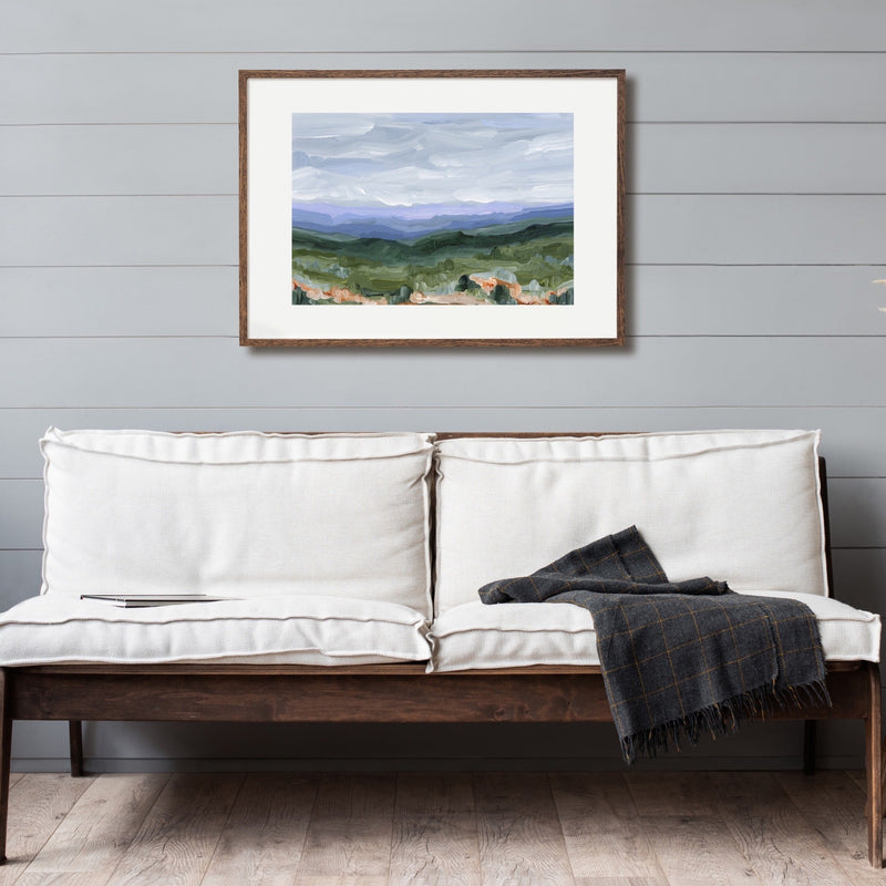 "Blue Ridge" Art Print