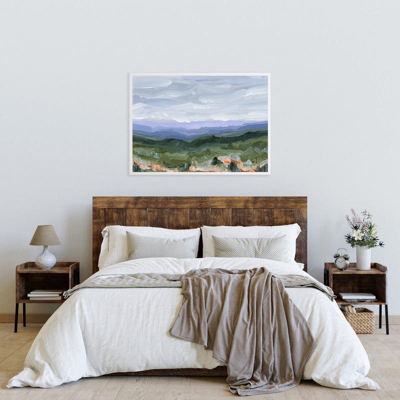 "Blue Ridge" Art Print