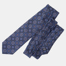 Orlando - Printed Silk Tie - Blue (Std)