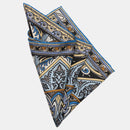 Tragara - Silk Pocket Square - Azure