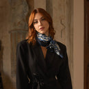 Malta - Silk Foulard - Royal Blue