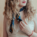 Toscana - Silk Neckerchief - Prussian Blue