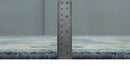 Blue, Silver and Beige Hand knotted Traditional Oushak 9x12 Wool Area Rug