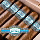 Blue Silver Glitter Baby Shower Cigar Bands