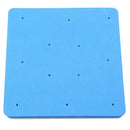 Blue square foam cake shaping mat kitchen dessert tool