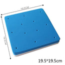 Blue square foam cake shaping mat kitchen dessert tool
