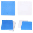 Blue square foam cake shaping mat kitchen dessert tool