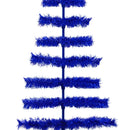 Blue Tinsel Christmas Tree