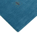 Blue Tribal Design Hand Loomed Wool Area Rug