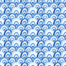 Blue Watercolor Swirls Wallpaper