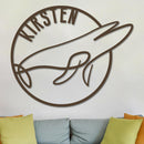 Blue Whale Name Sign