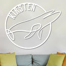 Blue Whale Name Sign