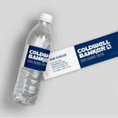 Blue White Coldwell Banker Water Bottle Labels