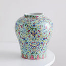 DecorBites™ Blue White Porcelain Flower Vase: Elegant Ceramic Home Decor & Storage Solution