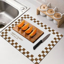 Blue & yellow dining table mat set kitchen decor