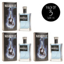 Nashville Blue Cologne | Pack of 3 | 3.4 oz | Murcielago Fragrances