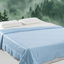 KASENTEX Cooling Blanket for Hot Sleepers - Ultra Soft Silky All Season Comforter, Hypoallergenic & Breathable Bedding - Ideal Gift
