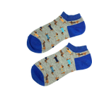 Blue Dachshund Summer Socks