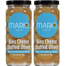 Mario Blue Cheese Stuffed Olives | Pack of 2 | 7 oz | Brenmar
