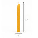 Pure Beeswax - Ceremony & Vigil Mini Taper Candles