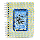 Love Grows Here Hand-Made Journal/Planner | Christal's Crafty Corner