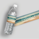 Blurry Beach Water Bottle Labels