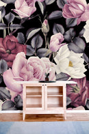 Blush Vintage Roses Wallpaper Mural